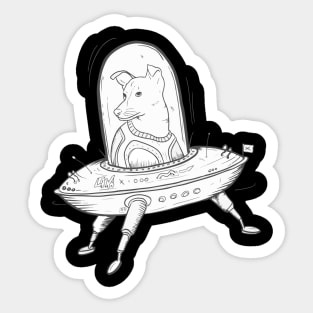 Laika Sticker